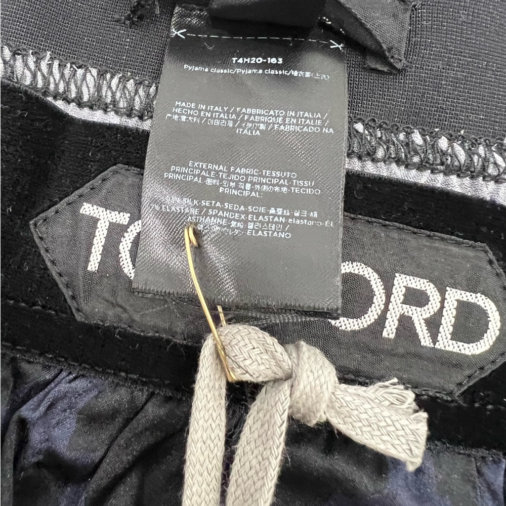 Tom ford ABSTRACT ZEBRA SILK PAJAMA PANTS - Picture 5 of 8